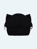 LOVERBOY BY CHARLES JEFFREY CHUNKY EARS BEANIE in BLACK