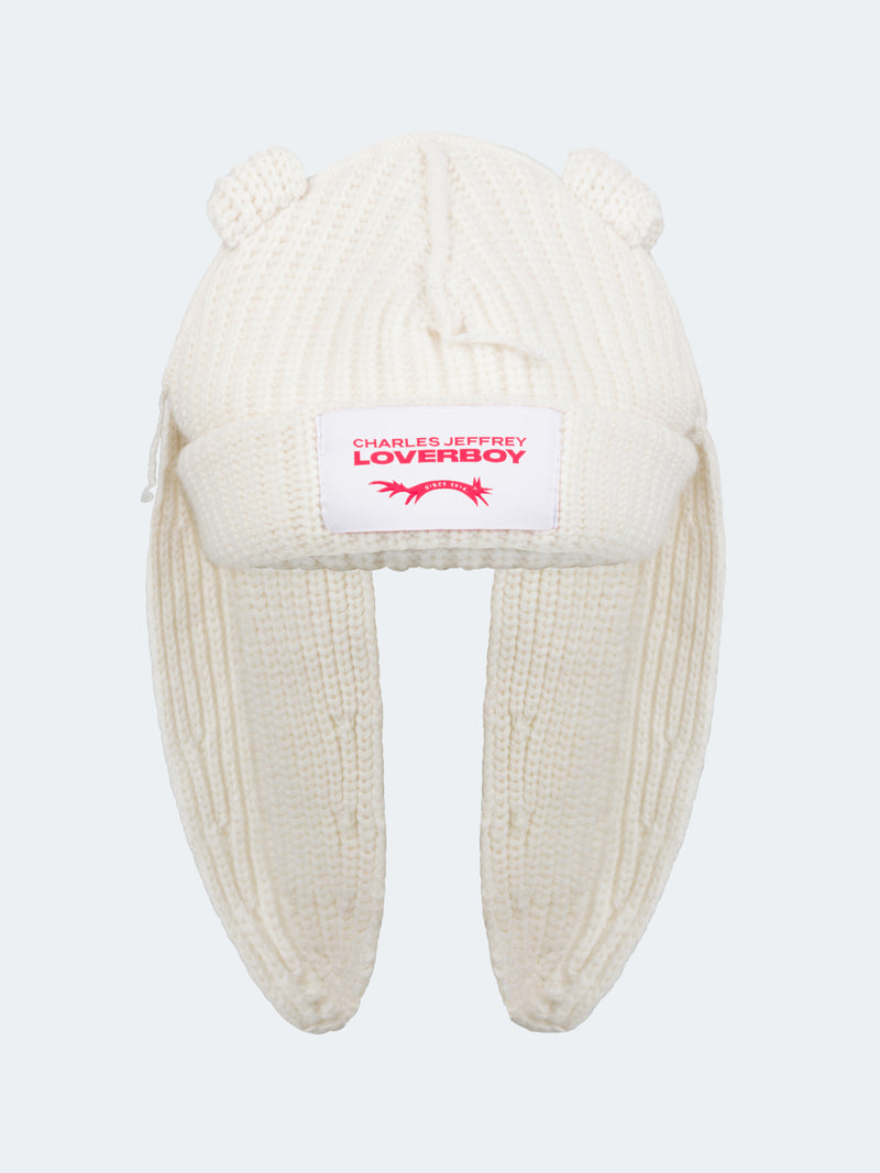 LOVERBOY BY CHARLES JEFFREY BUNNY EARS BEANIE