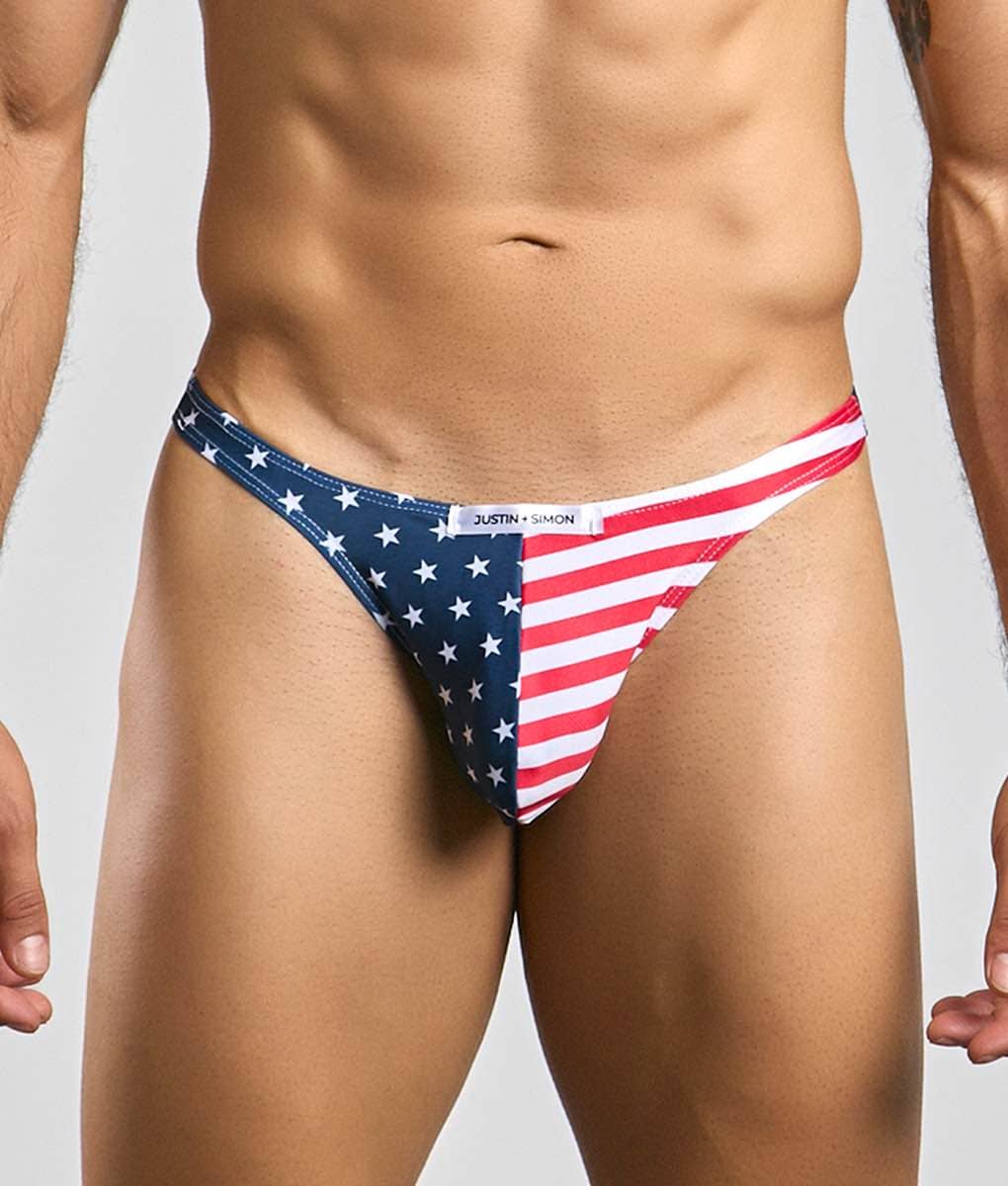 Justin + Simon Classic Tanga - USA Flag
