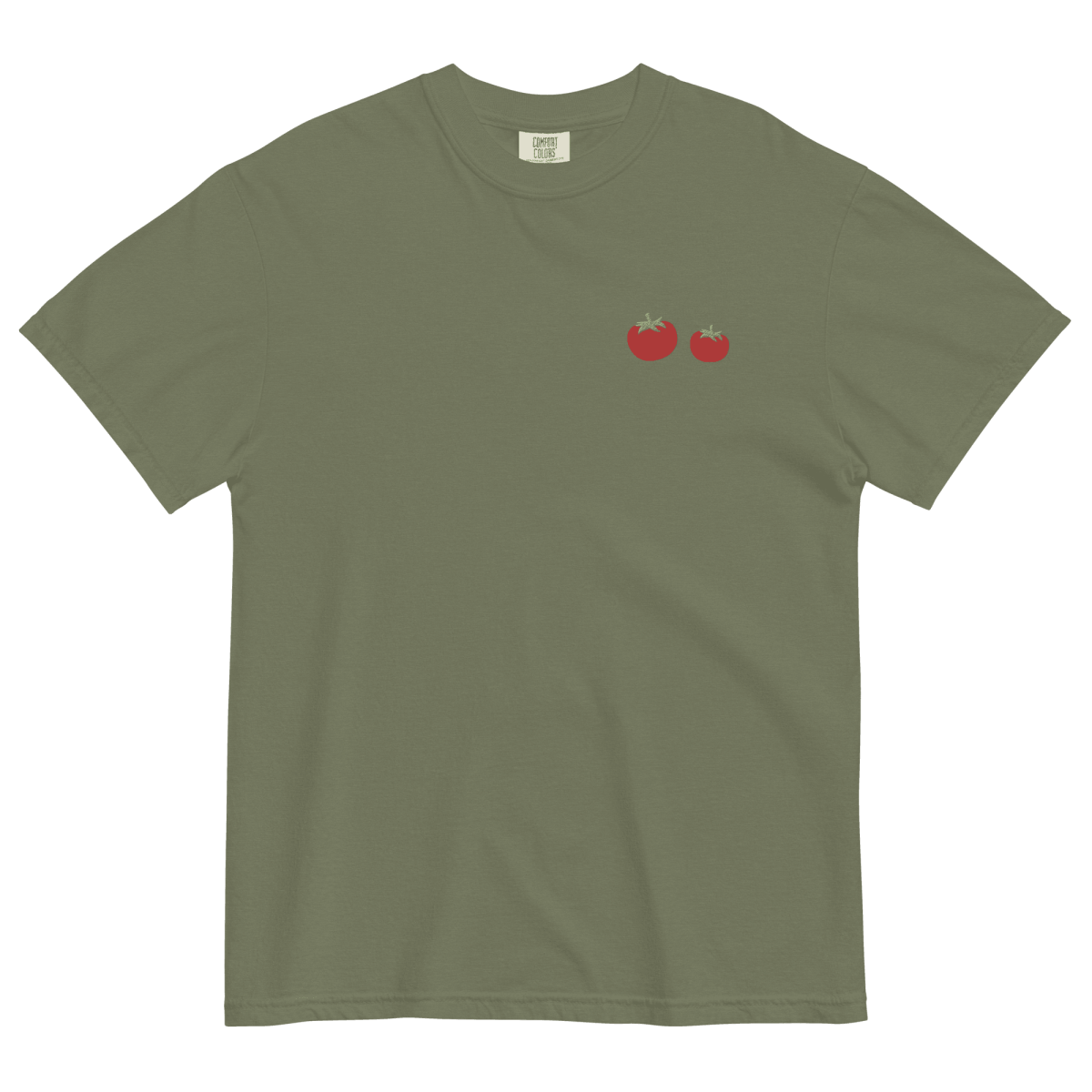 Tomato Twins Embroidered Shirt