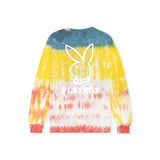 PLAYBOY Tie-Dye Logo Long Sleeve T-Shirt