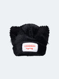 LOVERBOY BY CHARLES JEFFREY FLUFFY CHUNKY EARS BEANIE BLACK