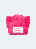 LOVERBOY BY CHARLES JEFFREY FLUFFY CHUNKY EARS BEANIE PINK