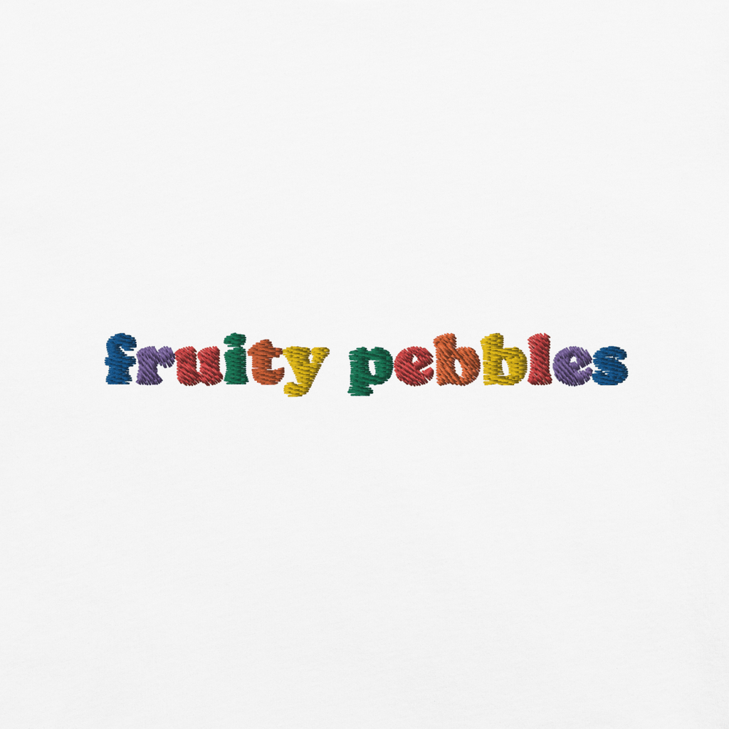 Fruity Pebbles Embroidered T-Shirt