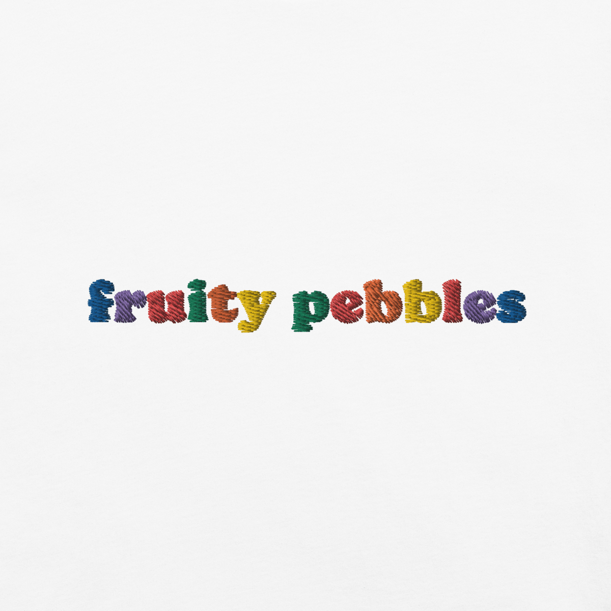 Fruity Pebbles Embroidered T-Shirt