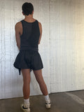 GMBH BOXING SHORTS W FRINGES BLACK