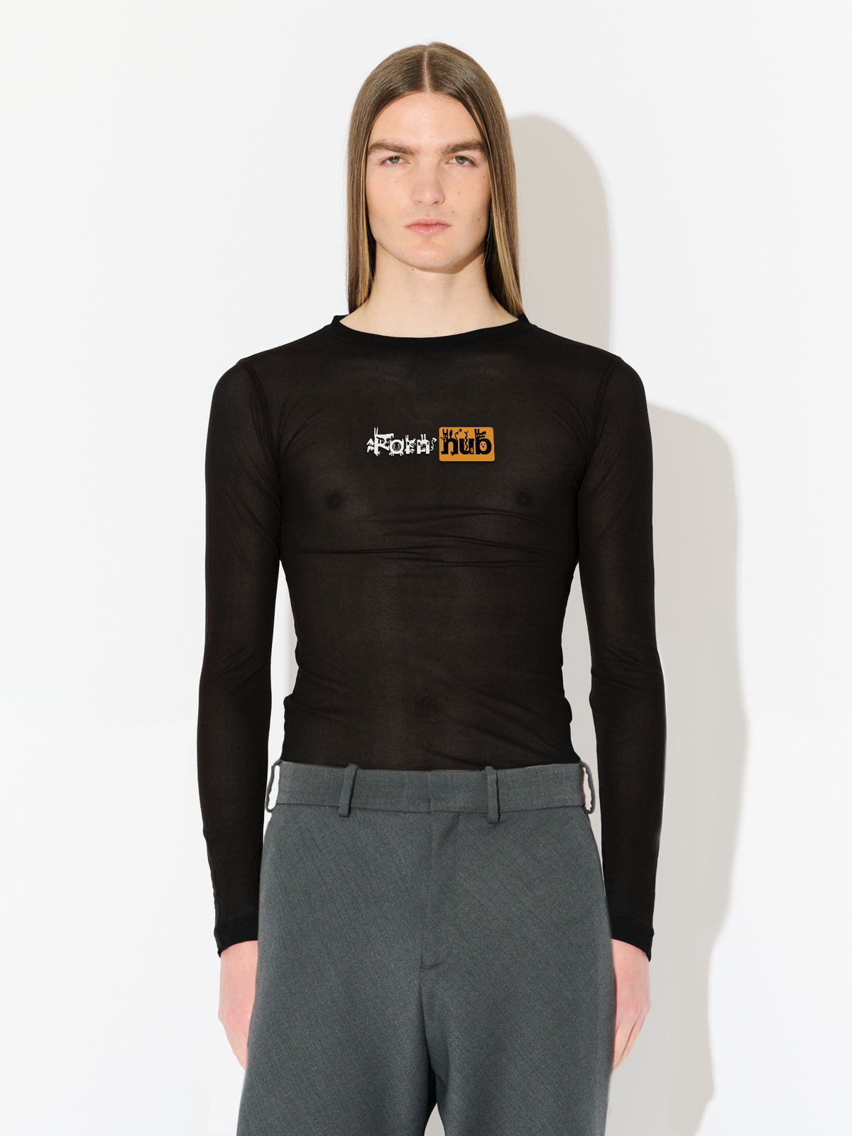 LOVERBOY BY CHARLES JEFFREY PORNHUB POWERMESH LONG SLEEVE TEE