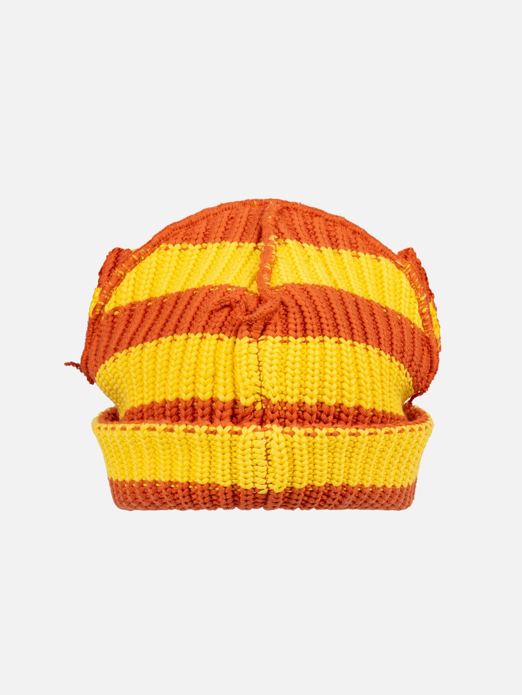 LOVERBOY BY CHARLES JEFFREY CHUNKY EARS BEANIE in YELLOW ORANGE