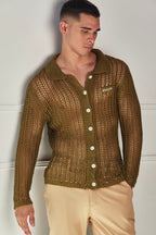 Knitted Button Up