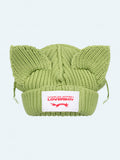 LOVERBOY BY CHARLES JEFFREY CHUNKY EARS BEANIE GREEN