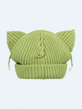 LOVERBOY BY CHARLES JEFFREY CHUNKY EARS BEANIE GREEN