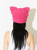 LOVERBOY BY CHARLES JEFFREY CHUNKY EARS BEANIE PINK