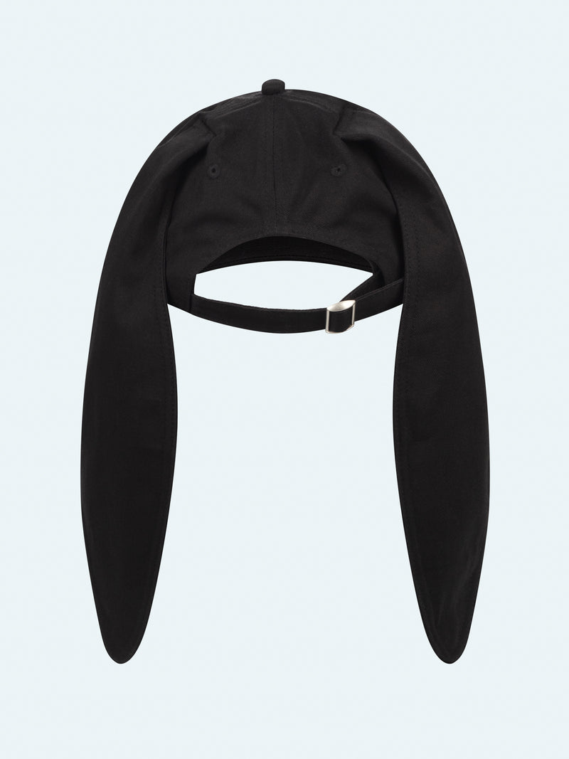 LOVERBOY BY CHARLES JEFFREY RABBIT EARS CAP in BLACK