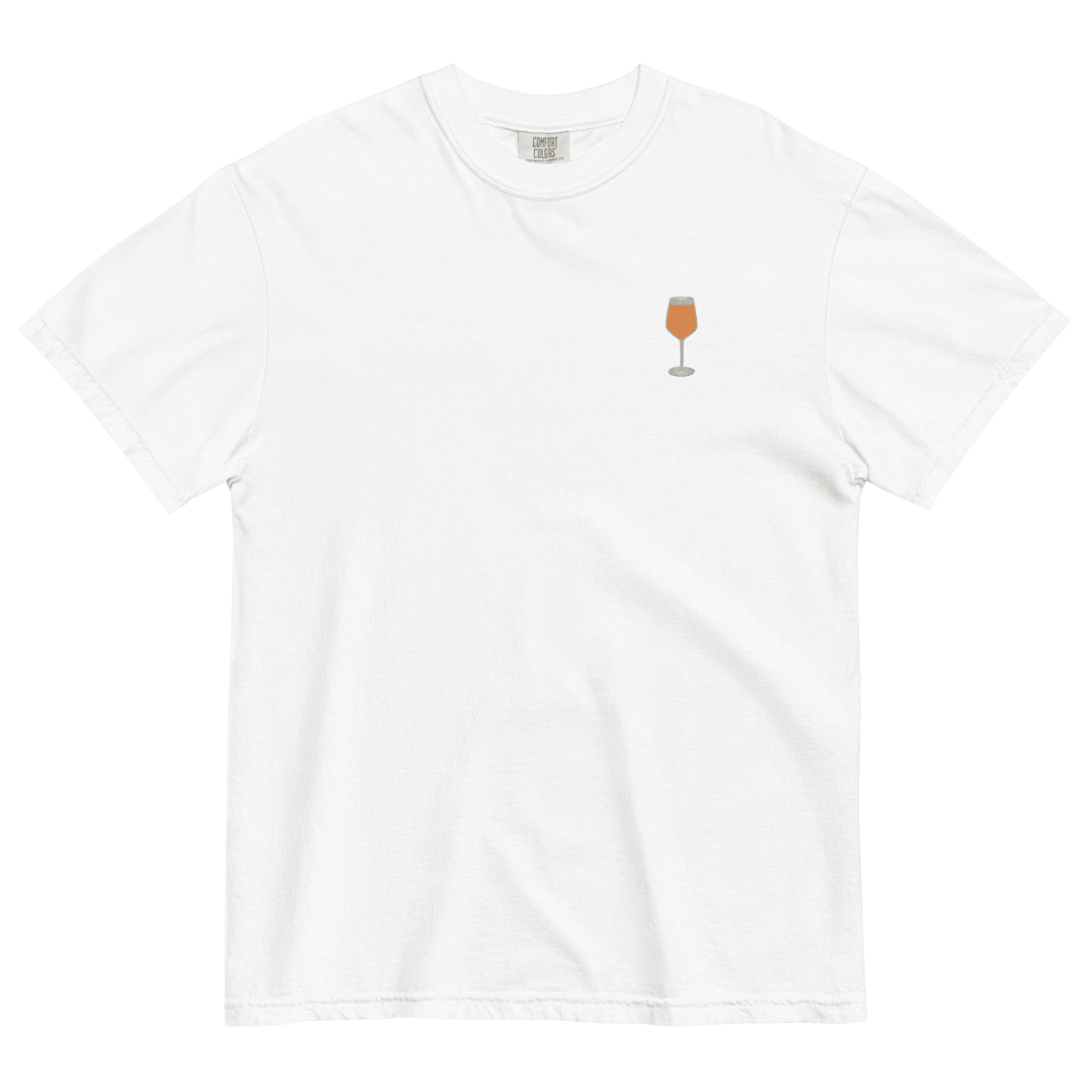 Aperol Spritz Gradient Embroidered T-Shirt