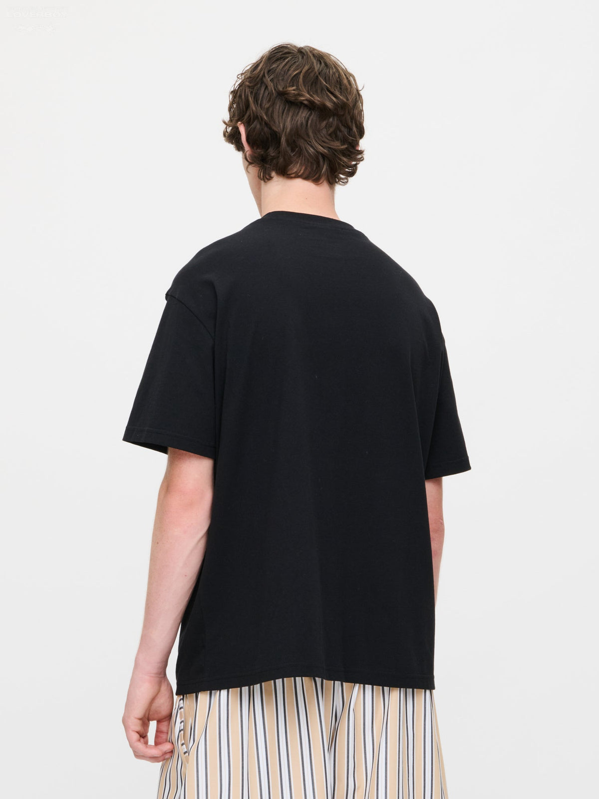 LOVERBOY BY CHARLES JEFFREY HOLD ME TEE in BLACK