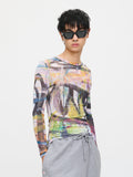 LOVERBOY BY CHARLES JEFFREY POWERMESH TOP