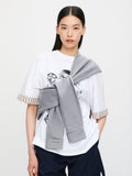 LOVERBOY BY CHARLES JEFFREY HOODY BACKPACK in GREY MARL