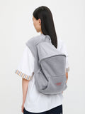 LOVERBOY BY CHARLES JEFFREY HOODY BACKPACK in GREY MARL