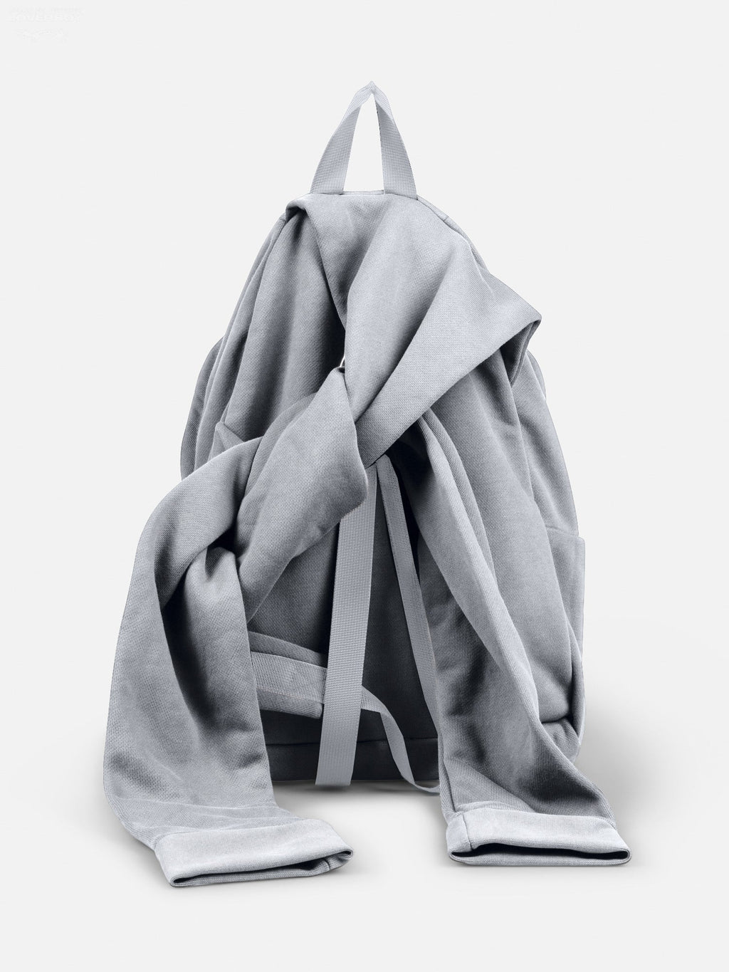 LOVERBOY BY CHARLES JEFFREY HOODY BACKPACK in GREY MARL