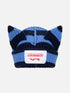 LOVERBOY BY CHARLES JEFFREY CHUNKY EARS BEANIE in BLUE STRIPE