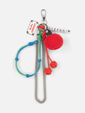 LOVERBOY BY CHARLES JEFFREY CHARACTER CROCHET BAG CHARM APPLE