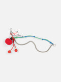 LOVERBOY BY CHARLES JEFFREY CHARACTER CROCHET BAG CHARM APPLE
