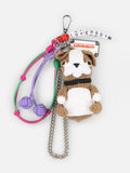 LOVERBOY BY CHARLES JEFFREY CHARACTER CROCHET BAG CHARM BULLDOG