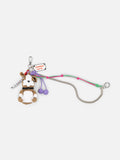 LOVERBOY BY CHARLES JEFFREY CHARACTER CROCHET BAG CHARM BULLDOG