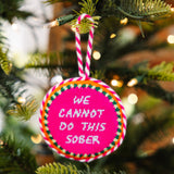 Sober Needlepoint Ornament