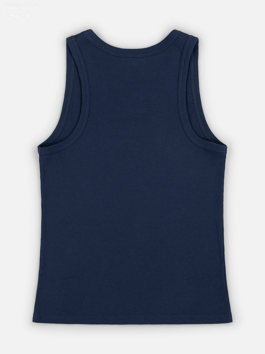 LOVERBOY BY CHARLES JEFFREY LOGO TANK TOP in BLUE TEAL