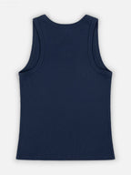 LOVERBOY BY CHARLES JEFFREY LOGO TANK TOP in BLUE TEAL