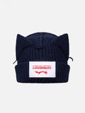 LOVERBOY BY CHARLES JEFFREY CHUNKY EARS BEANIE in NAVY