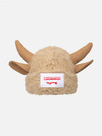 LOVERBOY BY CHARLES JEFFREY HIGHLAND COW BEANIE in BROWN