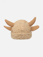 LOVERBOY BY CHARLES JEFFREY HIGHLAND COW BEANIE in BROWN