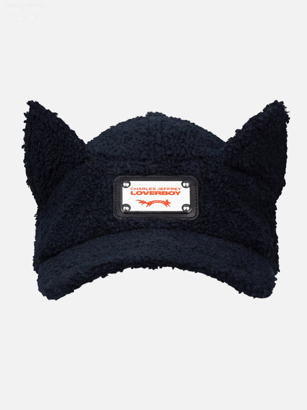 LOVERBOY BY CHARLES JEFFREY TEDDY EARS CAP in NAVY