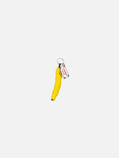 LOVERBOY BY CHARLES JEFFREY KNOTTED KEYCHAIN in BANANA
