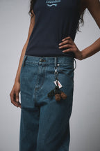 KNOTTED KEYCHAIN in ACORN