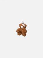 LOVERBOY BY CHARLES JEFFREY CURSED HIGHLAND COW PLUSH KEYCHAIN in BROWN
