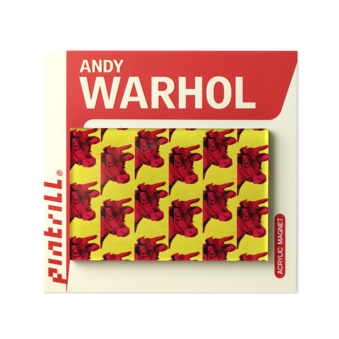 Andy Warhol Cows Print Acrylic Magnet