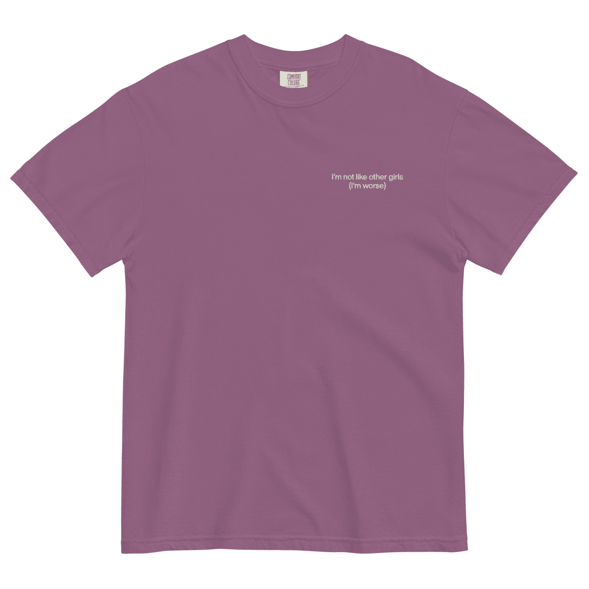 I'm Not Like the Other Girls Embroidered Shirt