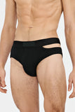 Louis Gabriel Nouchi BRIEF WITH ASYMMETRICAL OPENING IN COTTON
