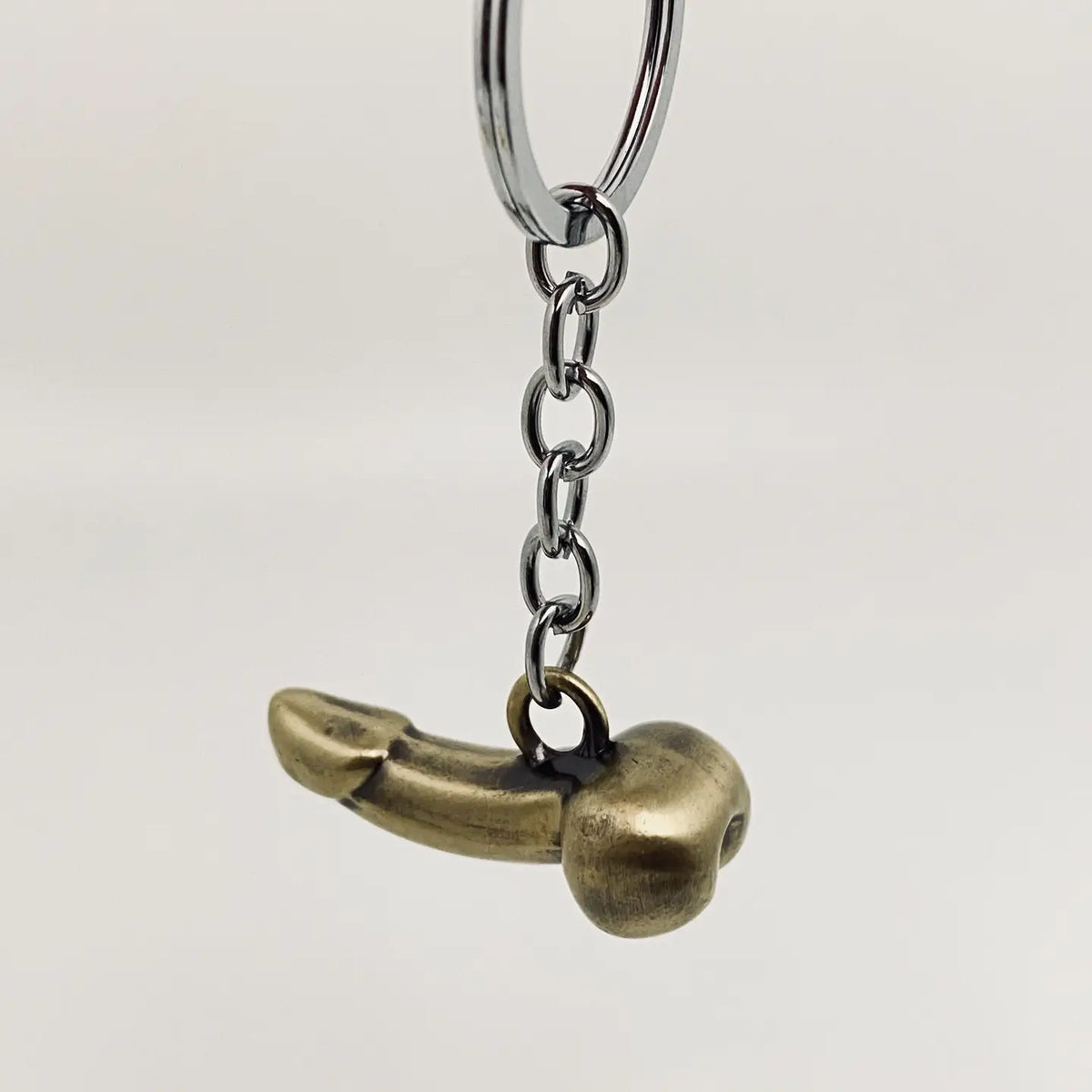 COCK KEYCHAIN BRONZE