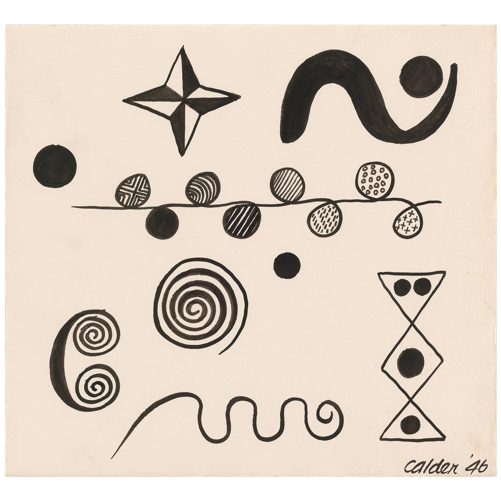 Calder Untitled (1946) Silk Scarf
