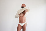 GYMNASIUM THE TIE SIDE SWIM BRIEF BONE