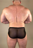 Alfons Dovana Leopard Velvet/Mesh Brief