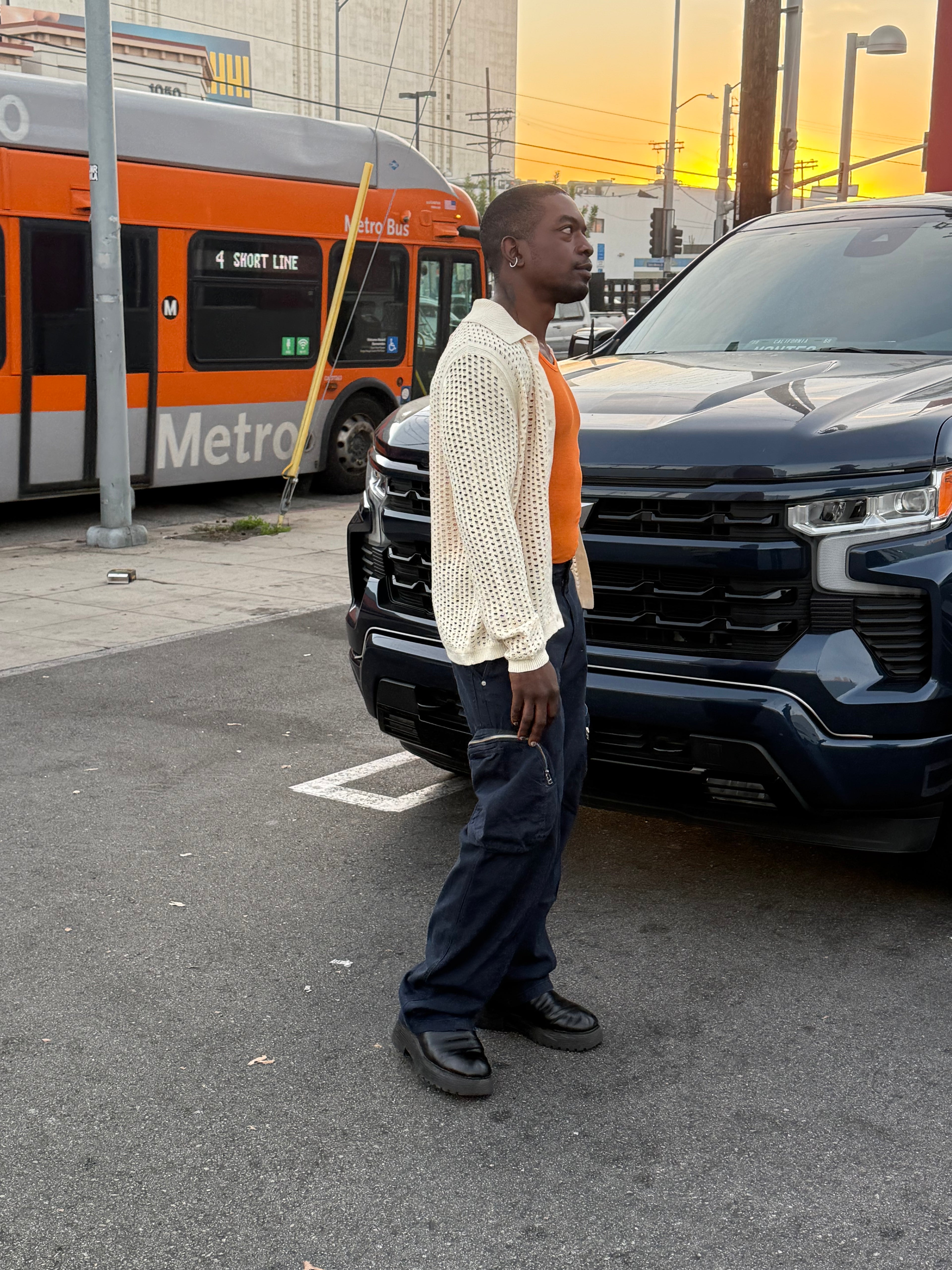 Eckhaus Latta BREEZE BUTTONDOWN Off-White