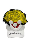 Smiley Cap in White by Walter van Beirendonck