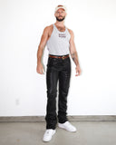 THE LEATHER FIVE POCKET JEAN by GYMNASIUM