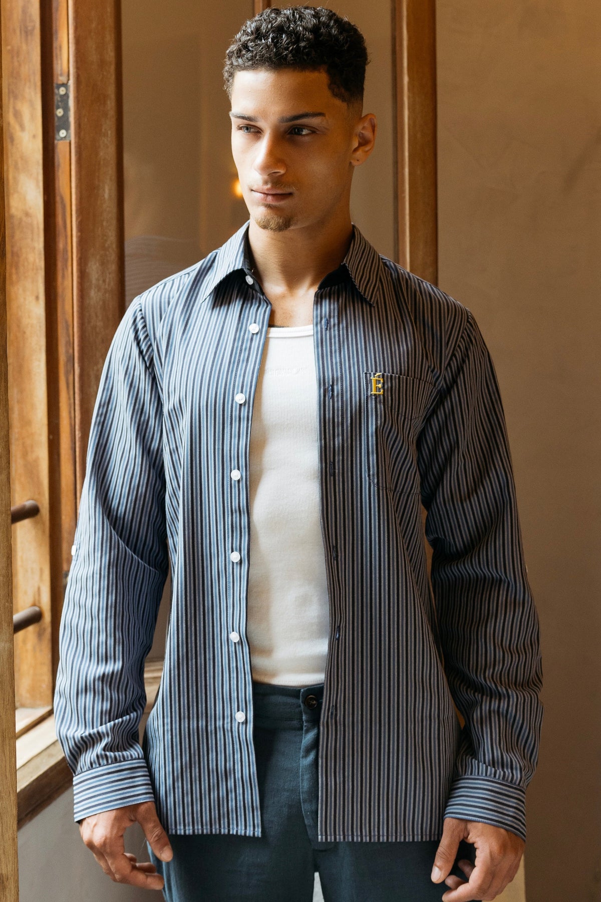 Global Anytime Button-Up 03