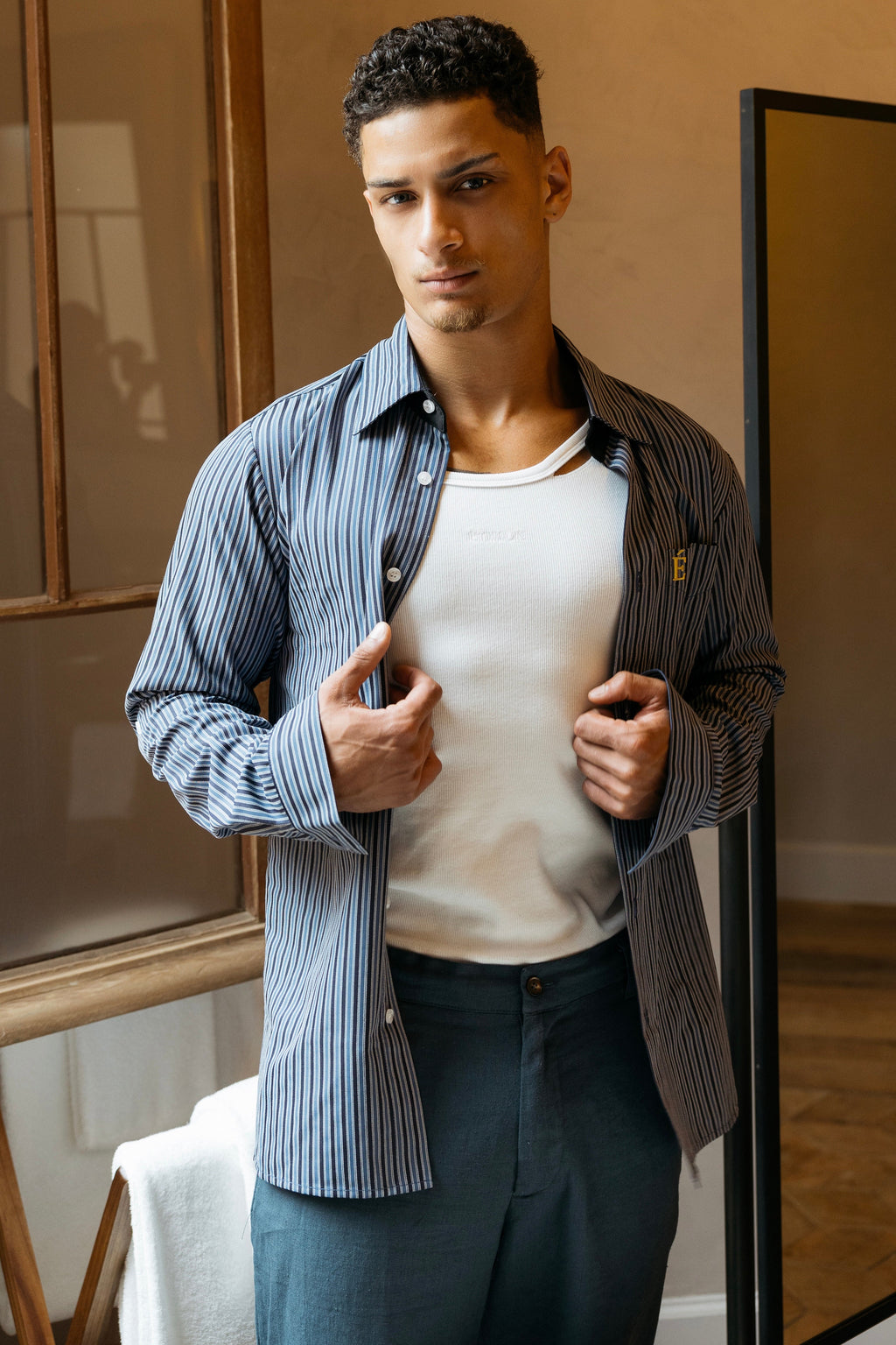 Global Anytime Button-Up 03